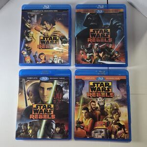 Star Wars Rebels Complete Series Seasons 1 2 3 4 Blu-Ray Disney US Versions 1-4